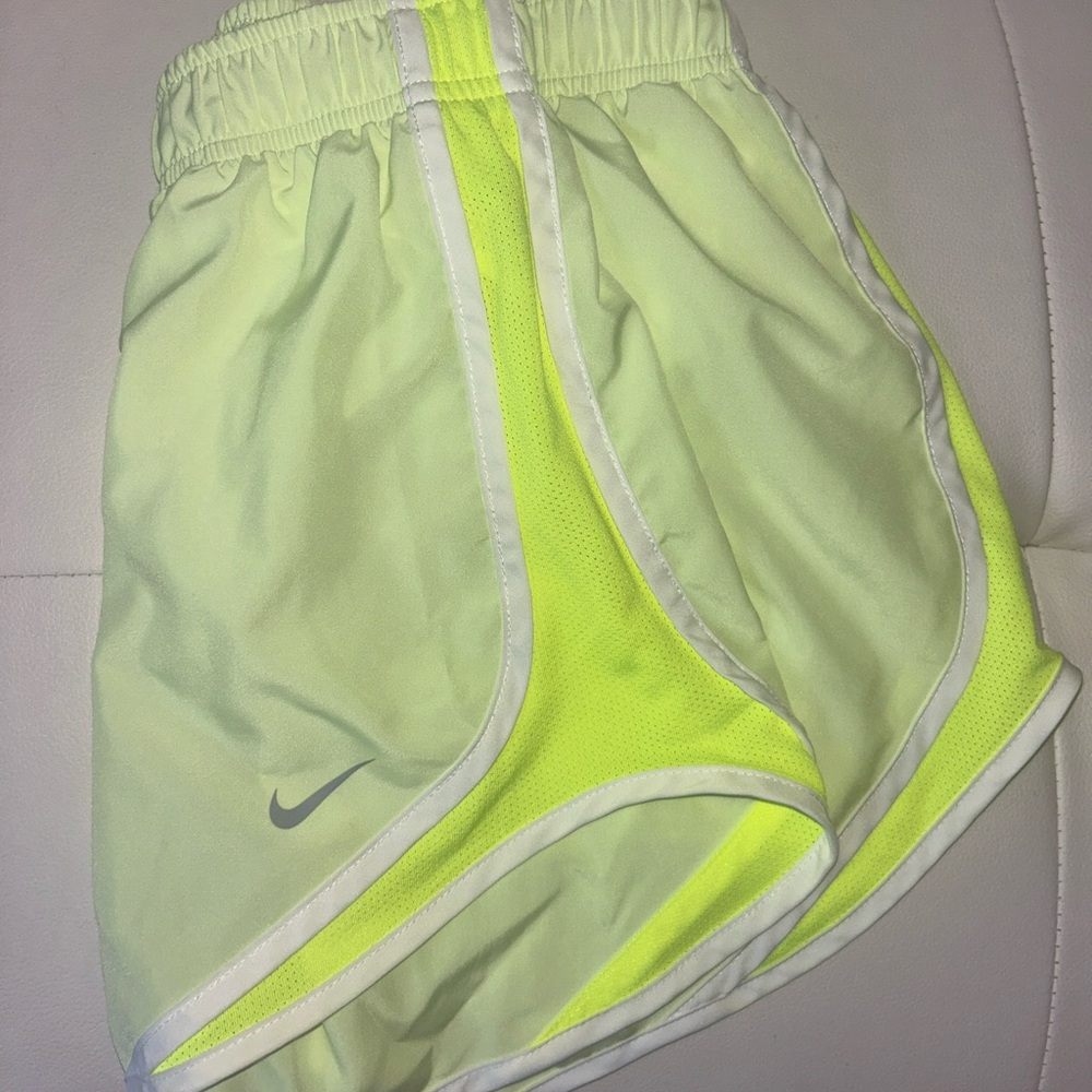 Yellow/Green Neon Nike Tempo Running Shorts